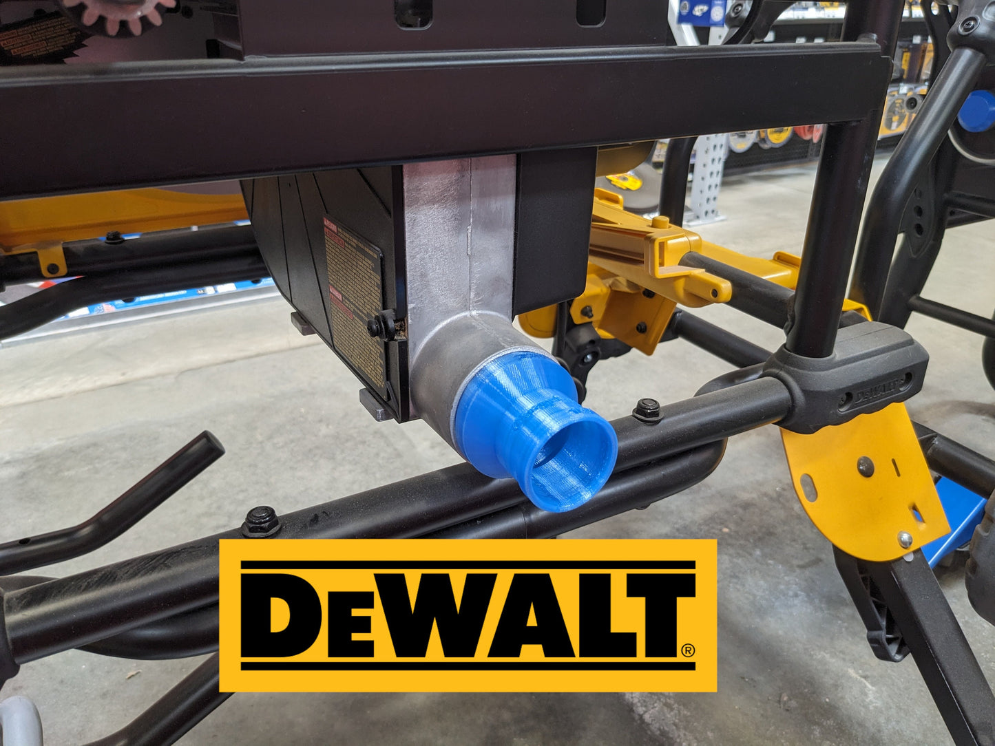 2.25" to 1.5" Vacuum Hose Adapter For DeWALT Table Saw